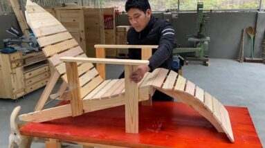 Recycling Ideas for Old Used Pallet // Fish Pallet Chair Extremely Creative Design