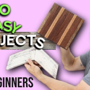 2 Easy DIY Projects For Beginners and 1 With a Twist