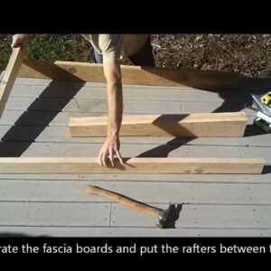 3-Shed Roof Framing - How to Build a Generator Enclosure