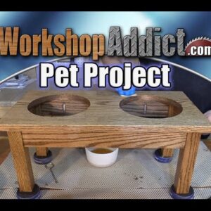 Build a Raised Dog Bowl Stand