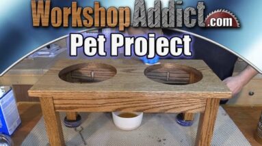 Build a Raised Dog Bowl Stand