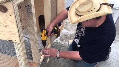 Building a rabbit hutch for less than $50.00 (follow up)