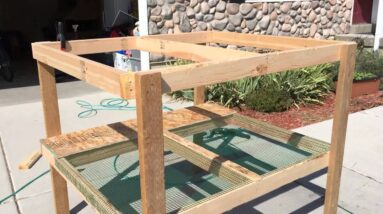 Building Rabbit Hutches 9.2.14