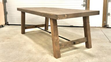 DIY Industrial Farmhouse Table