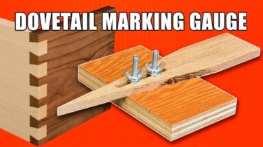 Dovetail Joint Marking Gauge for Cutting Dovetails by Hand