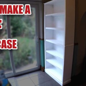 How I Make a White Gloss MDF Bookcase / Bookshelves