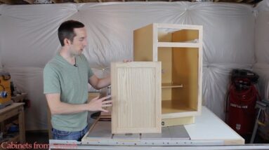 How to Build a Cabinet Lesson 10:  Cabinet Doors