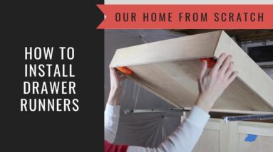 How to Build a Cabinet Lesson 35:  Drawer Runners