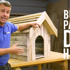 How to build a dog house with recycled pallets