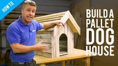 How to build a dog house with recycled pallets