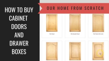 How to Buy Cabinet Doors and Drawer Boxes
