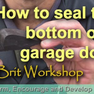 How to install a garage door seal