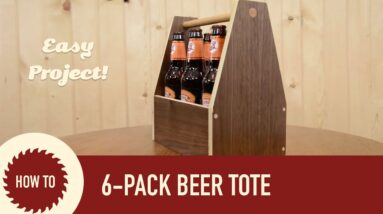 How to Make a Beer Tote/Caddy