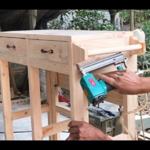 Smart DIY Woodworking Plan From pallet // How To Close Dining Tables And Chairs For Small Spaces