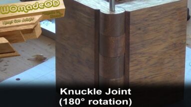 Make a Knuckle Joint in Wood