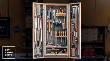 Make a Tool Cabinet // Quick and Easy style