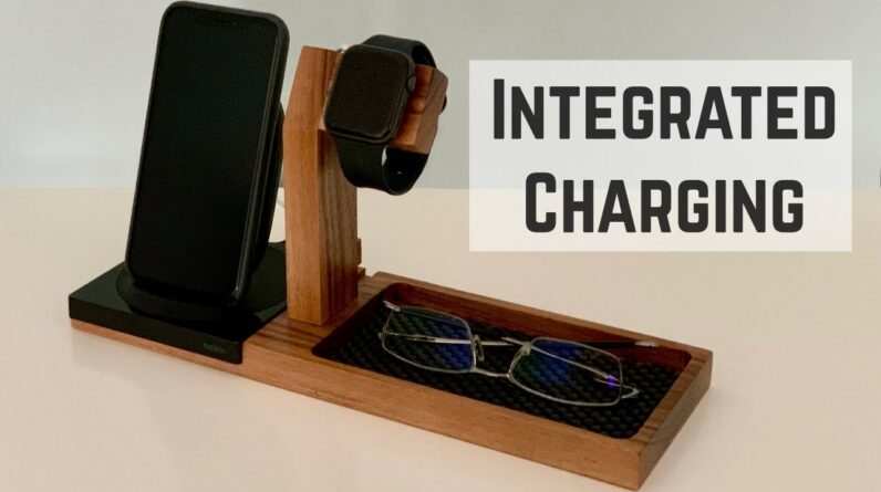 Making a Phone, Smart Watch, and Glasses Stand // Woodworking