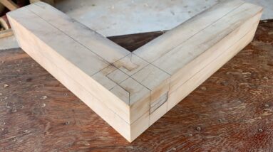 Amazing Wood Joints Techniques Of Carpenter , Awesome Hand Cut Japanese Joinery Skills