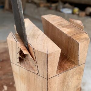 Amazing TECHNIQUES Traditional Japanese Joints With H Carpenter Hand Cutting Skills Presentation