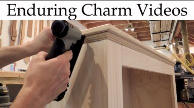 Shop Made Built-In Bookcases