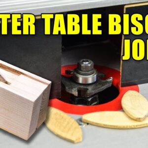 Turn Your Router Table into a Biscuit Joiner - Slotting Router Bits