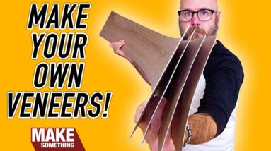 How to make your own veneers for creative woodworking!