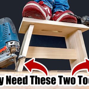 A Basic Stool. Your First Woodworking Project