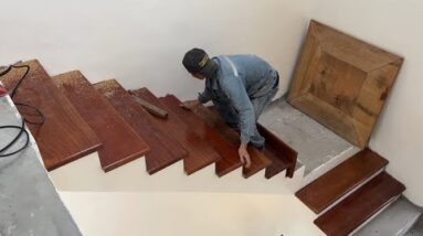 Techniques Woodworking Peak Skills - Build And Install A Complete Wooden Staircase Step By Step