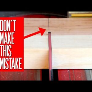The most common cutting mistake beginning woodworkers make #shorts