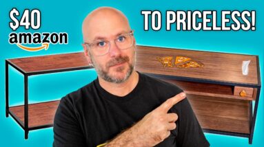 Cheap Amazon Coffee Table to ULTIMATE Pizza Eating Station