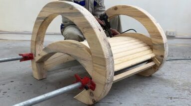 Amazing Woodworking Extremely Skillful Art Of Carpenter Creates Curves Incredible - Ingenious Skill