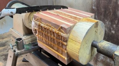 Woodworking Project Cheap From Scrap Wood Will Surprise - Brilliant Decorative Work From Wood Chips