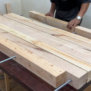 Amazing Woodworking Project From Old House Wood - Idea Build A Simple Tea Table That Anyone Can Do