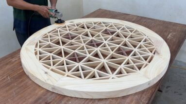 Woodworking Project - The Carpenters Skill In Woodworking Has Created Great And Classy Table