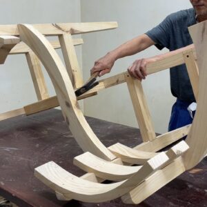 Amazing Woodworking Techniques Carpentr Extremely High Skills - Build A Chair With Artistic Curves