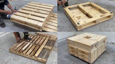 6 Woodworking Projects For Cheap Furniture From Pallets You Don't Miss - Skillful Artisan Carpenters