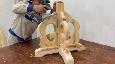 Amazing Techniques Woodworking Skills Ingenious Easy - Build A Round Table With Perfect Curves Art