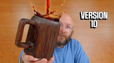 Making a Wooden Coffee Mug Isn't as Easy as It Looks