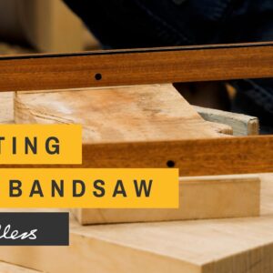 Jointing on a Bandsaw | Paul Sellers