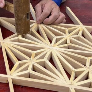 Amazing Woodworking Design Ideas By Carpenters With Skilled Hand - Build A Unique Table Step By Step