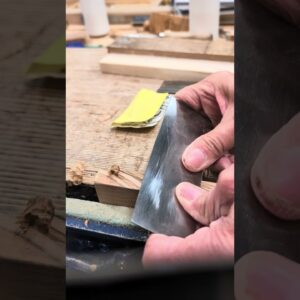 Sanding isn't always the answer! #shorts #handtools #woodworking