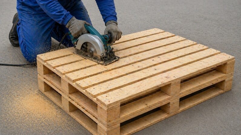 A Carpenter Genius Idea Of ​​Old Recycling Pallets Into Tool Boxes Has Astonished Critics Worldwide.